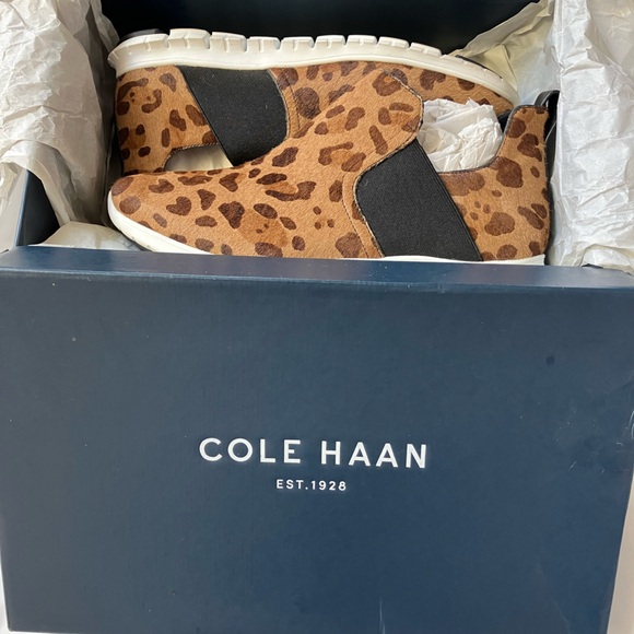 Cole Haan Zerogrand Leopard Print Slip On - Picture 3 of 9